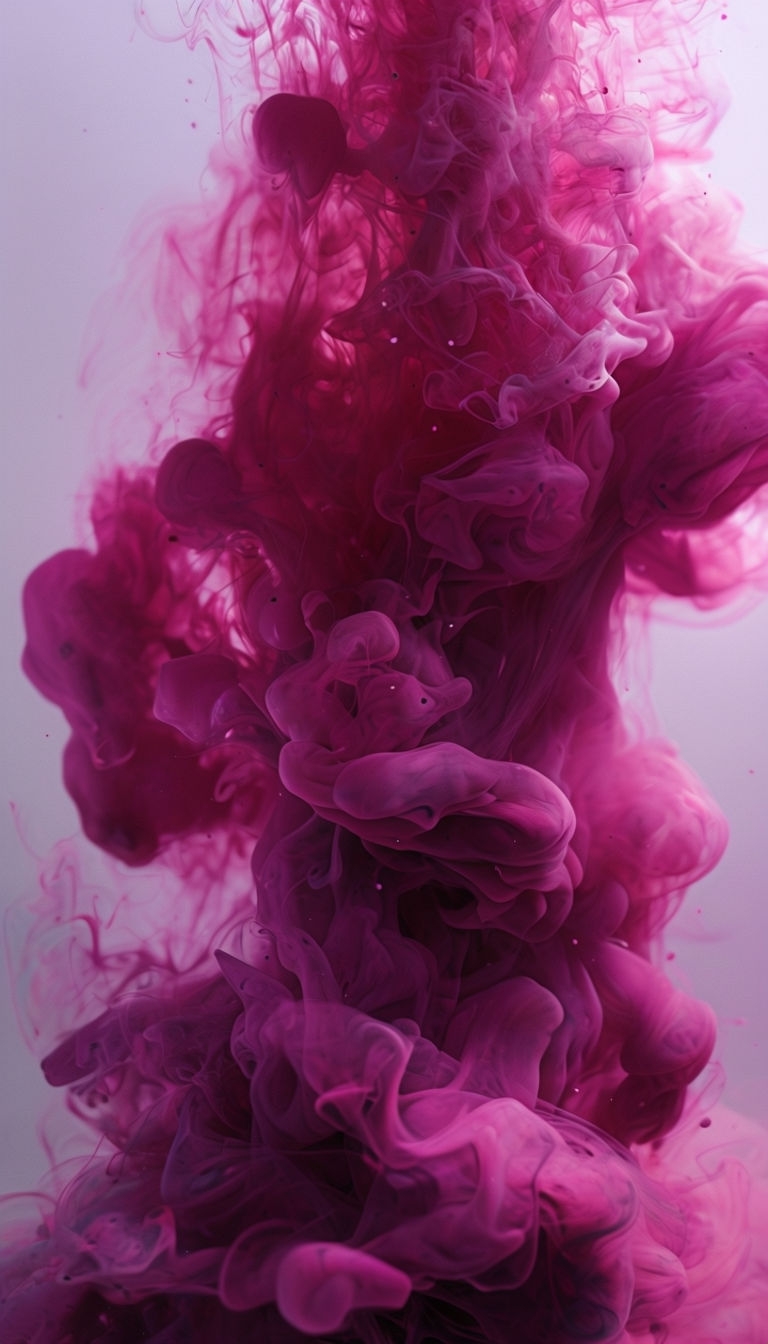 Vivid Magenta Swirling Abstract Photography Phone Case Cover