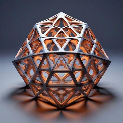 ArchiCAD 3D model of a mesh arranged in a 3V geodesic grid by Света ...