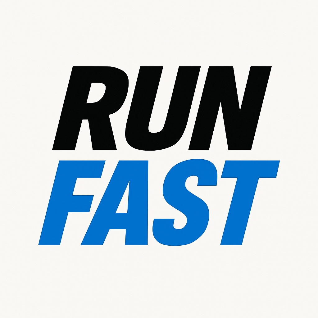 Minimalist RUN FAST Motivational Typography Design Hat