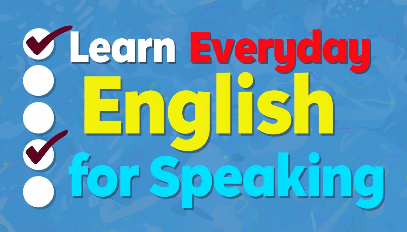 "Learn Everyday English": YouTube Thumbnail for faceless channel