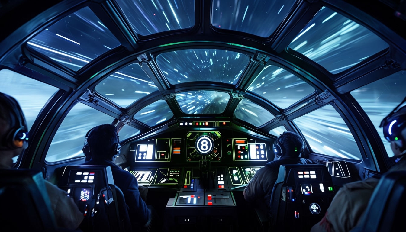 Futuristic Star Wars Cockpit Interior Photograph Art