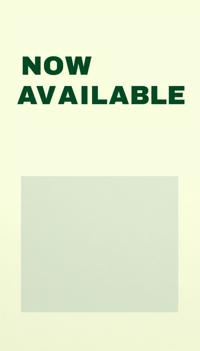 Minimalist NOW AVAILABLE Advertisement for Social Media Post