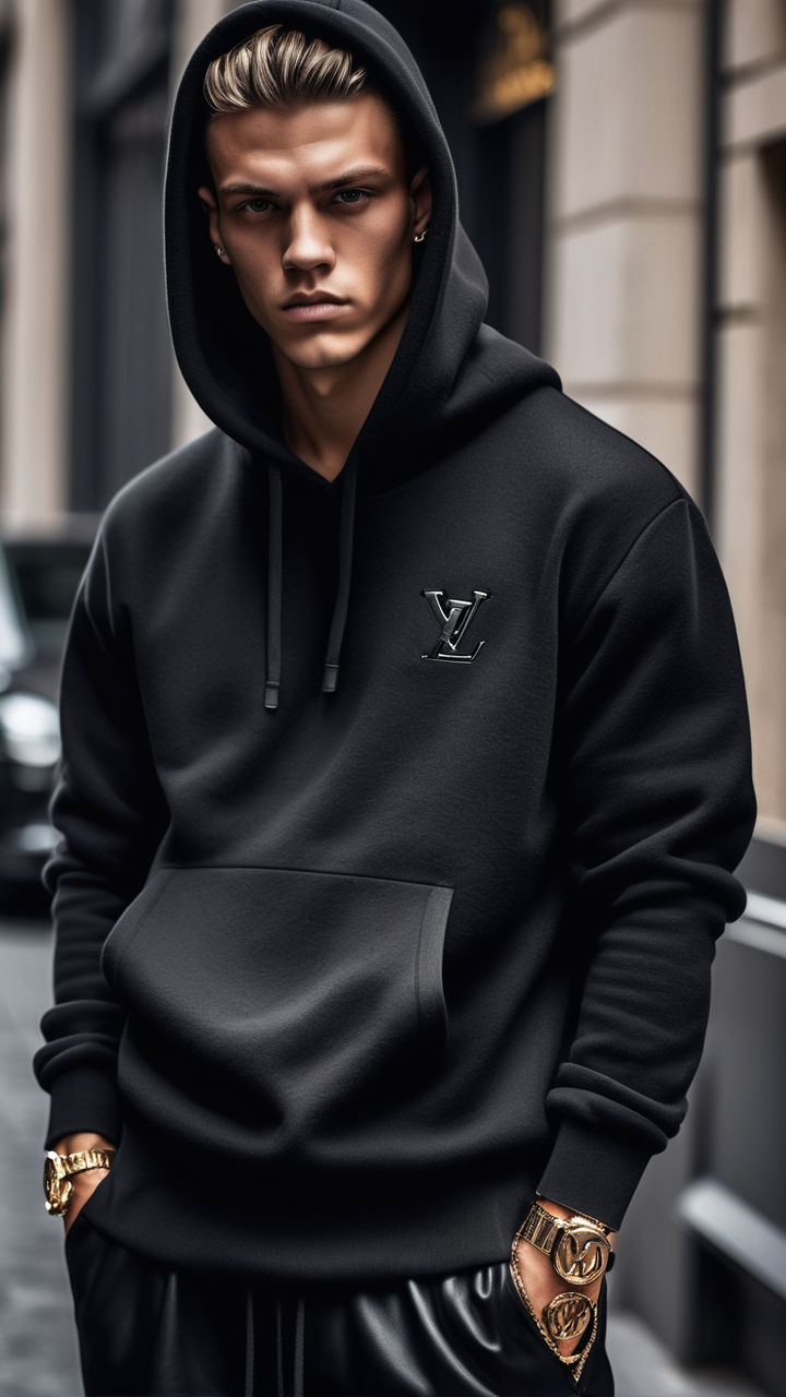 EDGY afiladas HOODIE BLACK