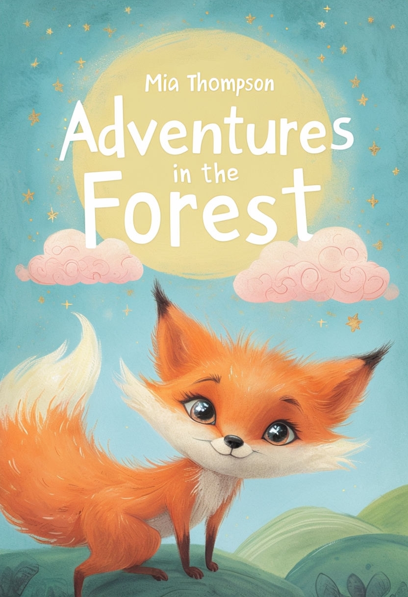 Whimsical Adventures in the Forest Illustrated Book Cover