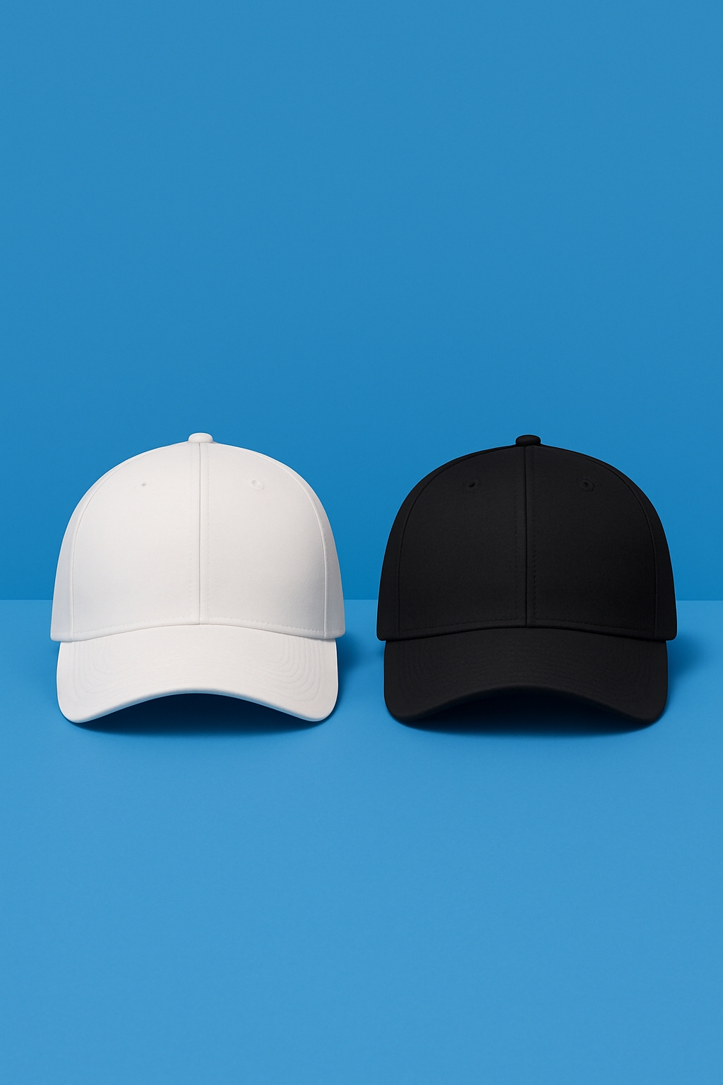 Minimalist Baseball Caps Product Photograph Mockup