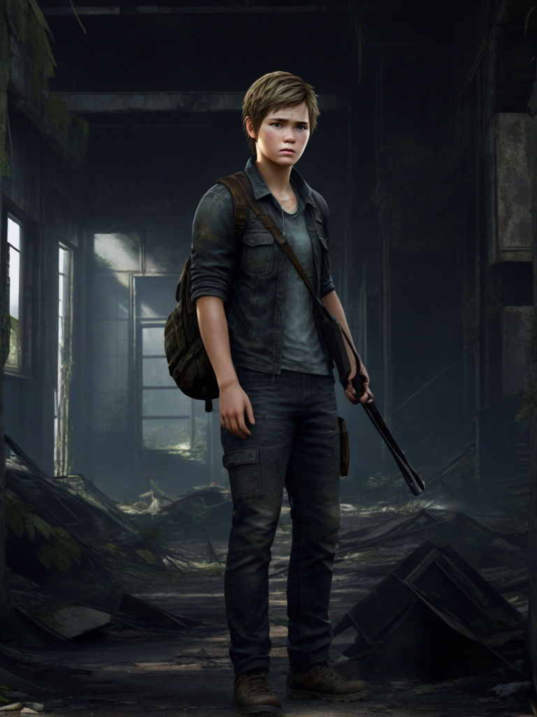 a photograph of Ellie Williams from the last of us part 2