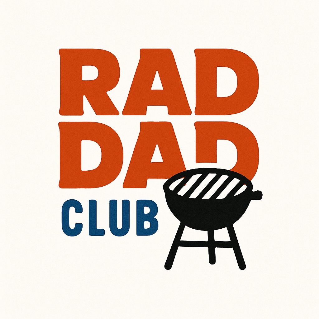 Rad Dad Club Barbecue Grill Minimalist Hat Design