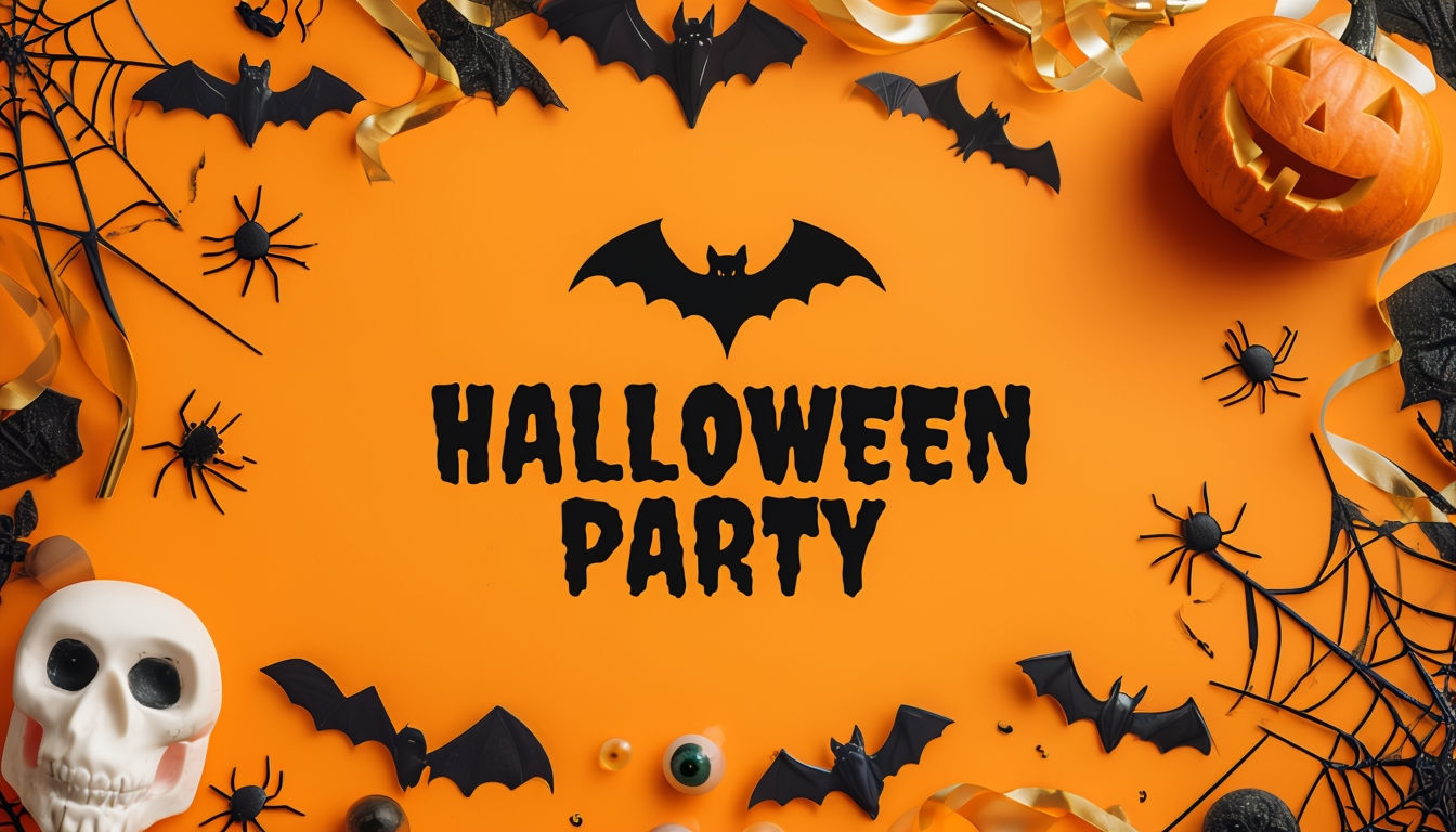 Festive Halloween Party Invitation Banner Design