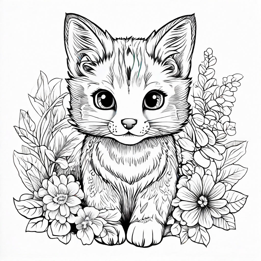 An animal coloring page for children by Daniel Nesvadba - Playground