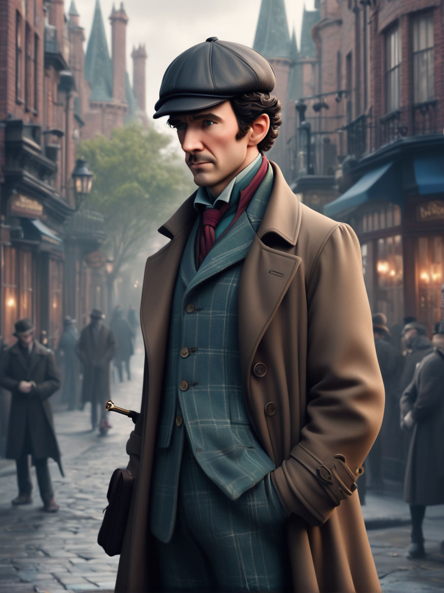 it became associated with Holmes through various illustrations and adaptations. Inverness Cape or Ulster Coat Sherlock Holmes often wears an Inverness cape or an Ulster coat Playground