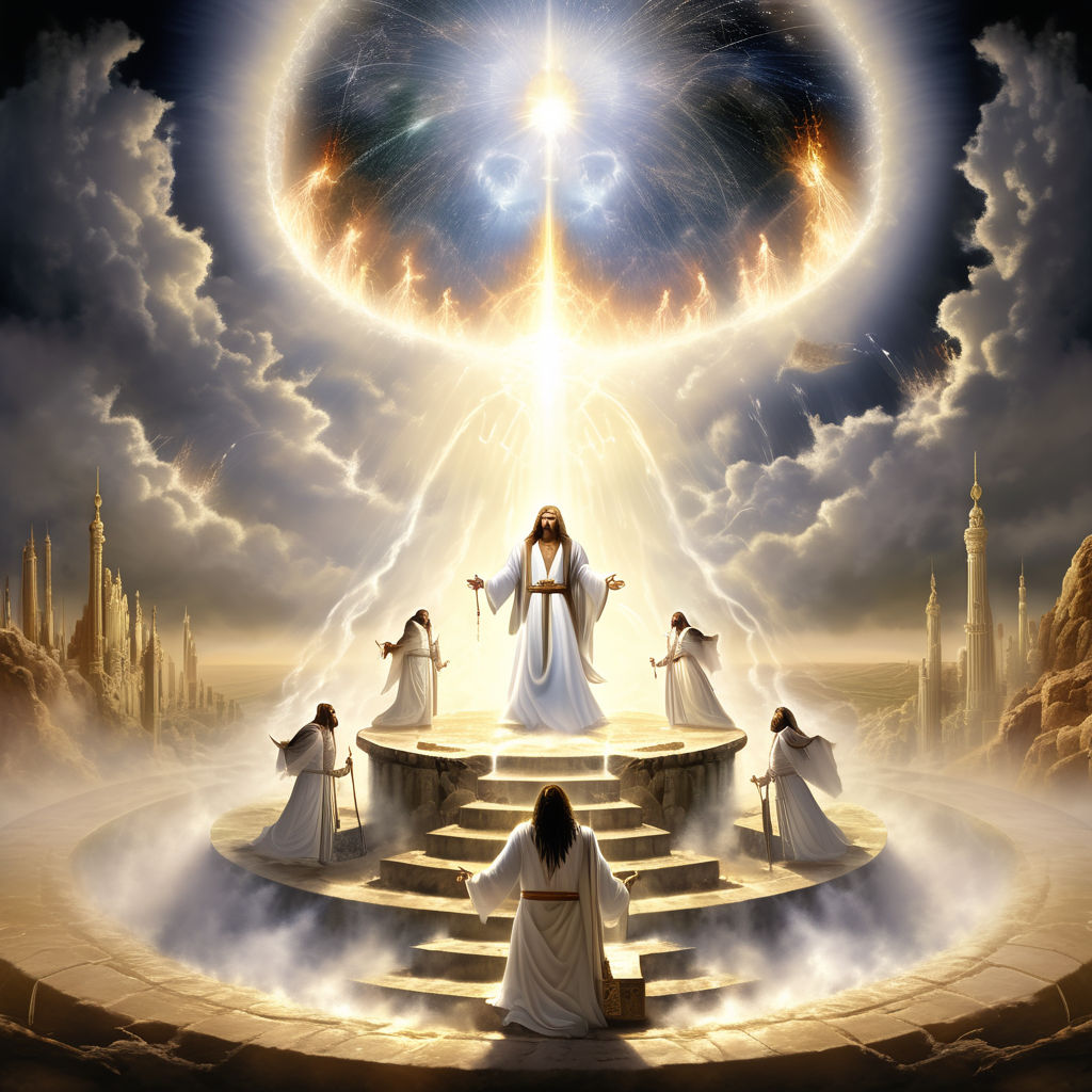 The seven spirits of God before the throne of the Father by Наталья ...