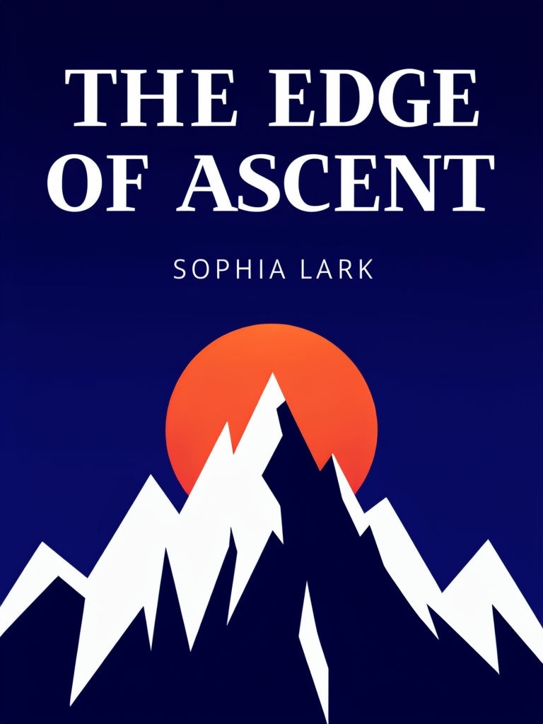 The Edge of Ascent Minimalist Mountain EBook Cover