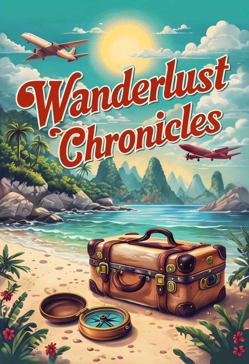 Wanderlust Chronicles Vibrant Adventure EBook Cover