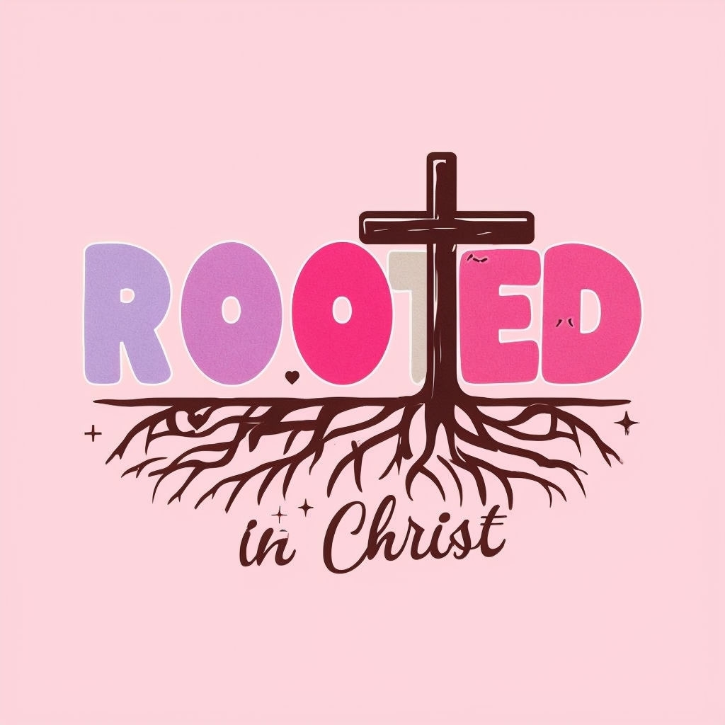 Rooted in Christ Colorful Graphic T-Shirt