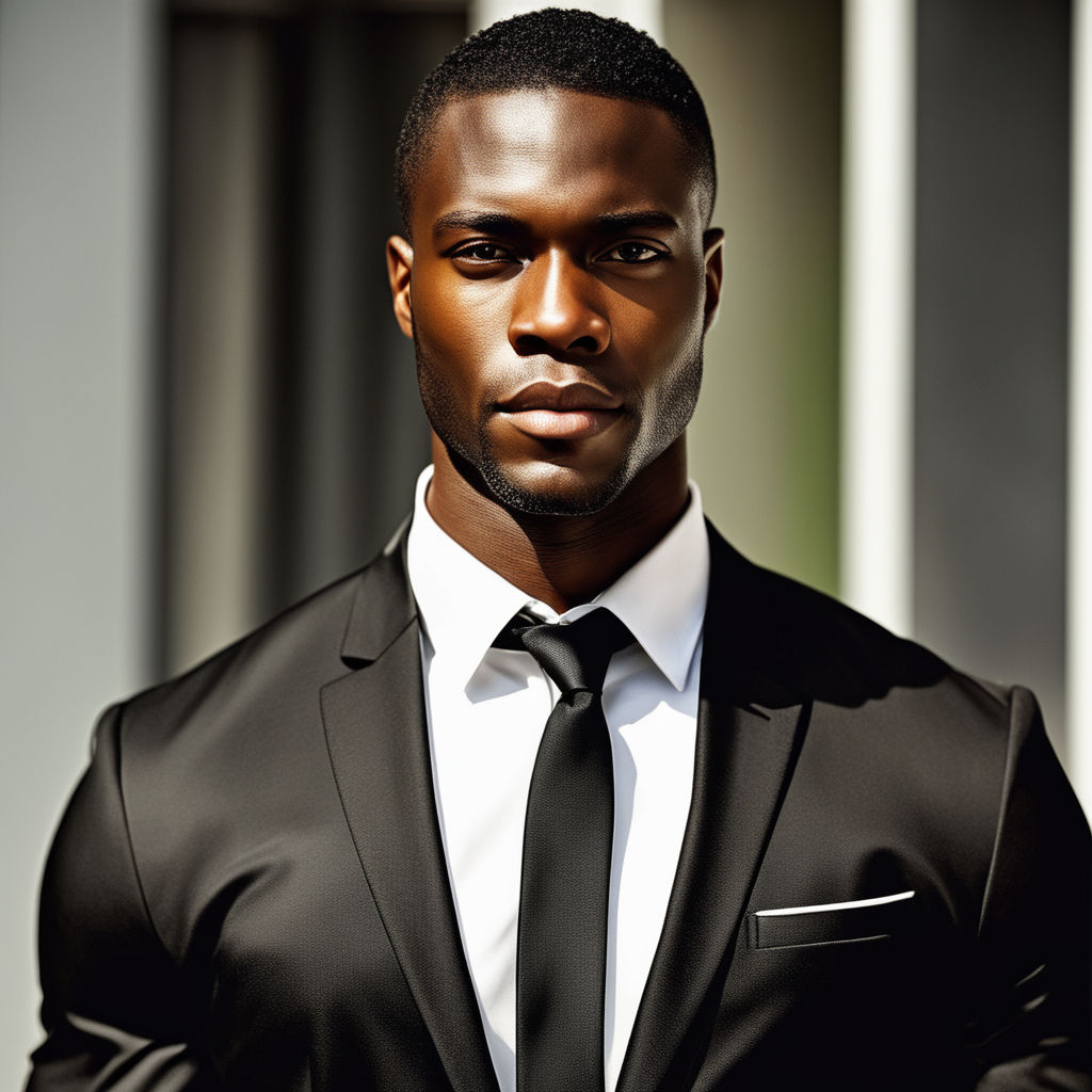 Handsome black man