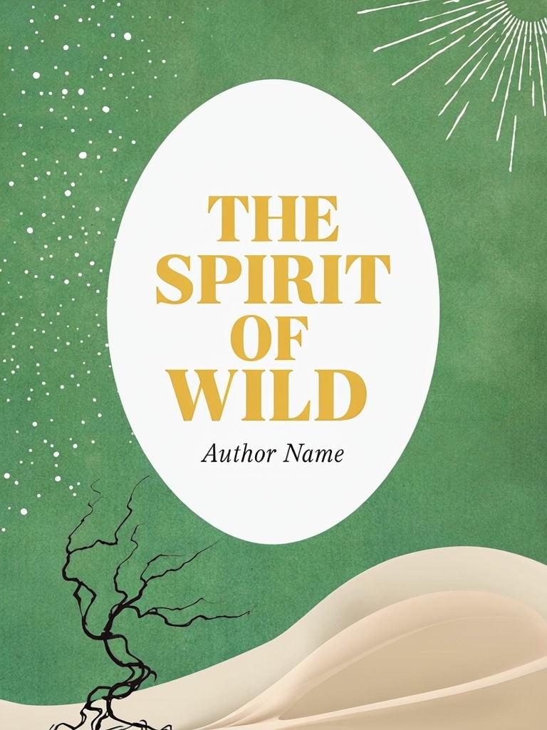 Elegant Wild Spirit EBook Cover Design with Nature Elements