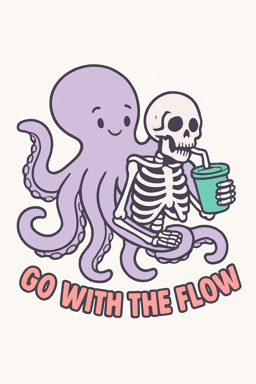OCTOPUS SKELETON DOODLE
