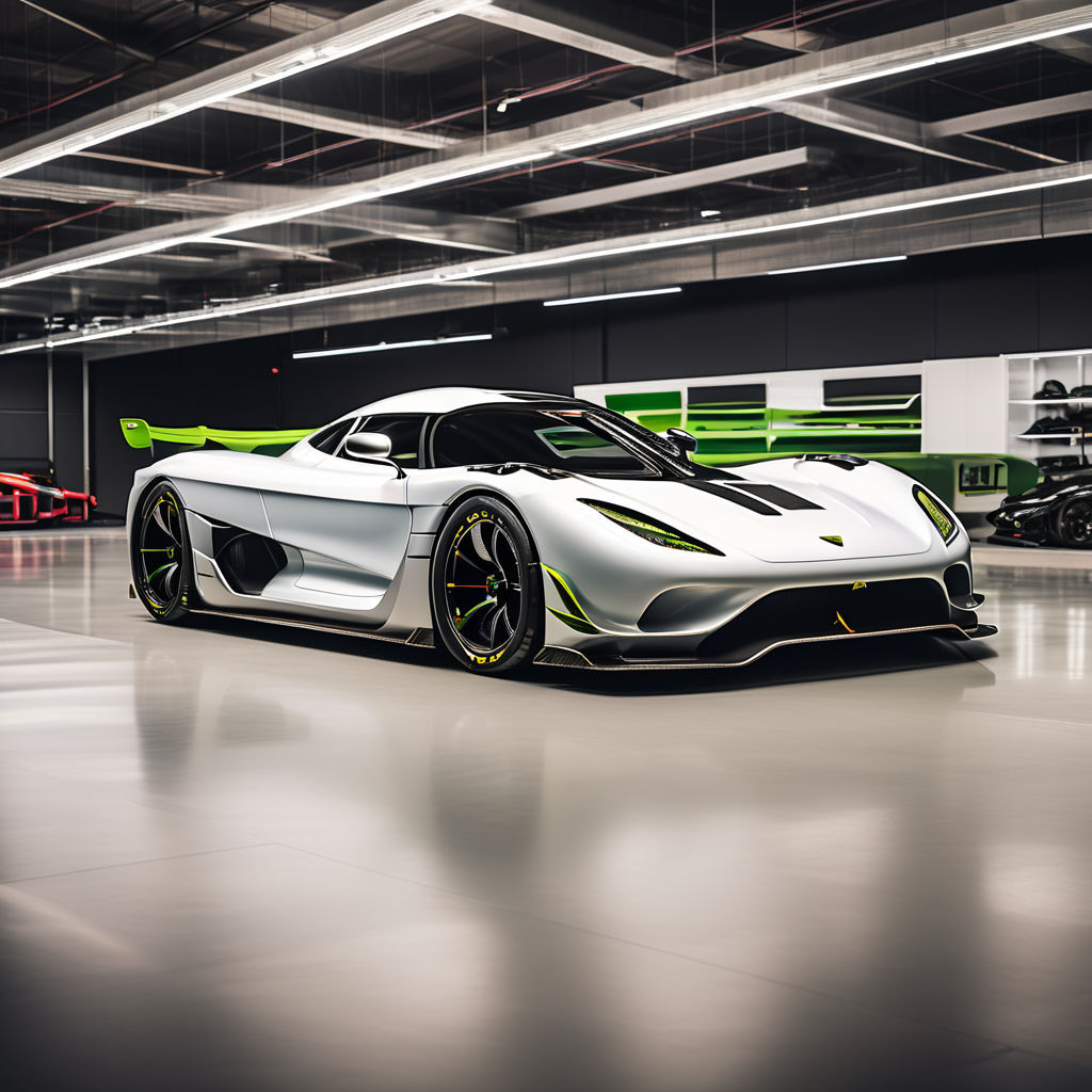 2024 KOENIGSEGG JESKO garage showroom side by Shahzain Ali - Playground