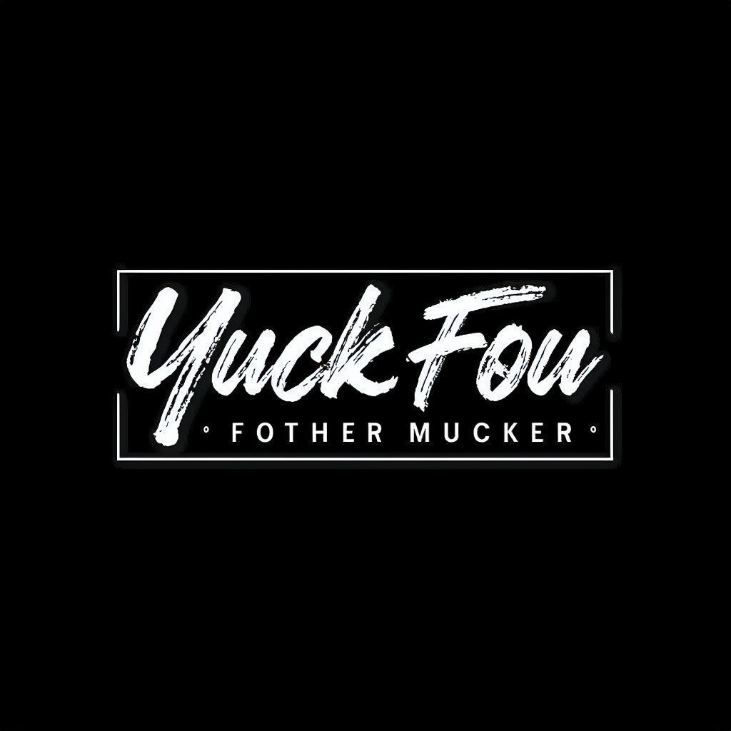 Yuck Fou Minimalist Typography Logo Design T-shirt