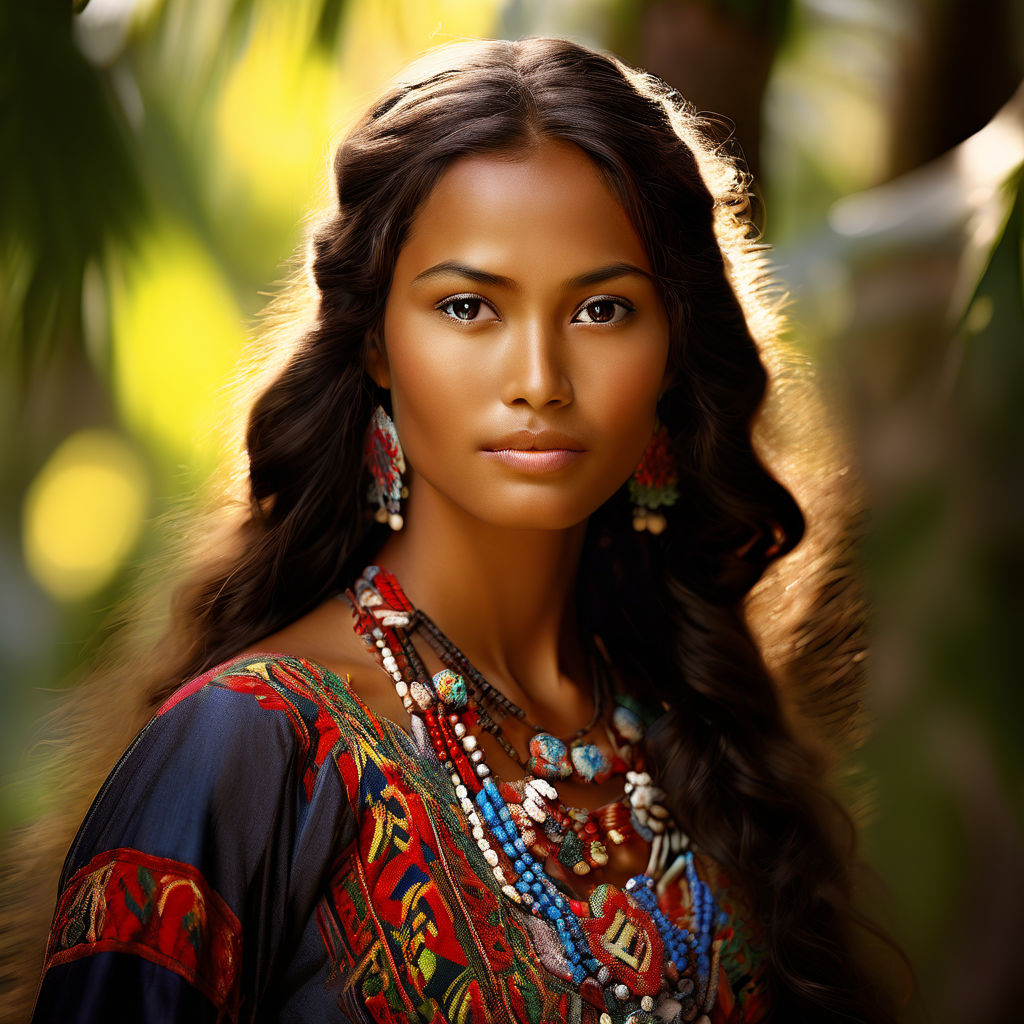 A stunningly elegant Peleliu woman by Erdem Aras - Playground