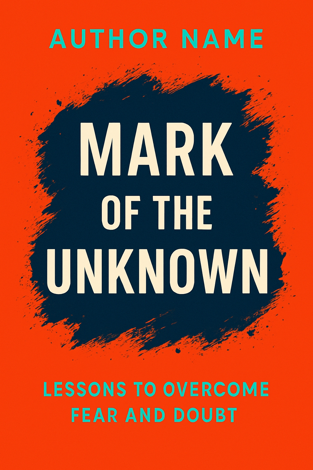 Vibrant Modern Book Cover Design for Motivational EBook Cover