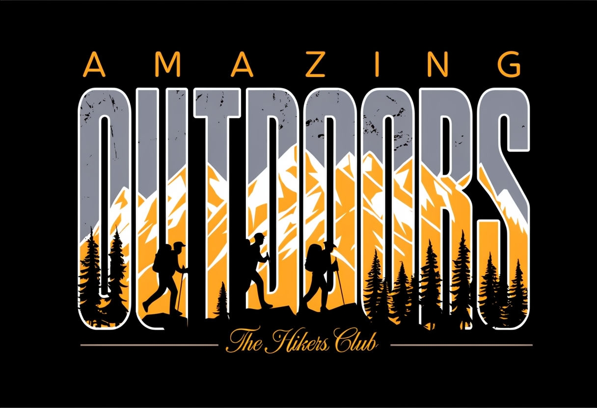 Amazing Outdoors Adventure Graphic T-Shirt