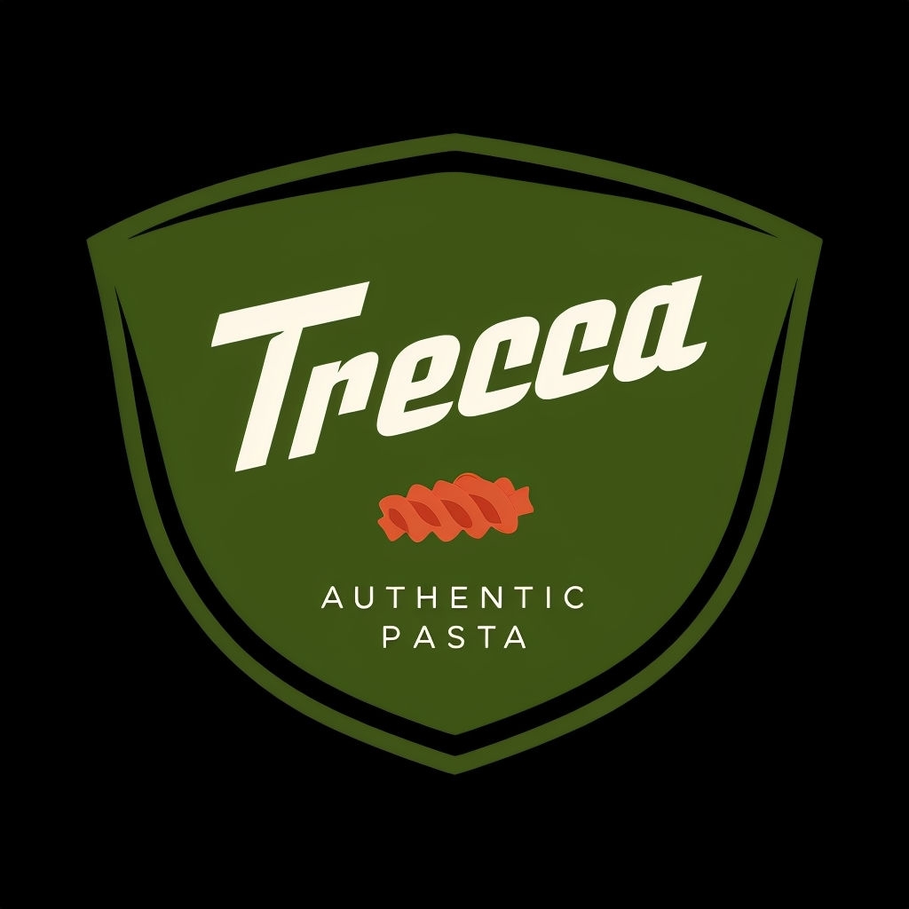 Modern Olive Green Crest Logo for Authentic Pasta Brand
