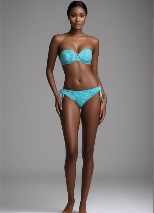 Karine Jean Pierre in a bikini beautiful intricate super detailed