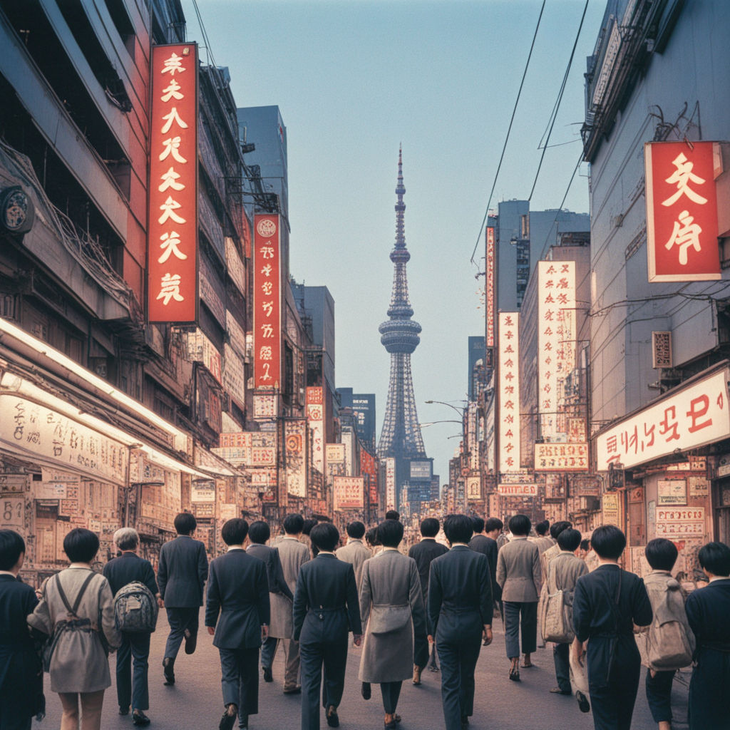 Downtown Tokyo in the 1980s by 김재홍 - Playground