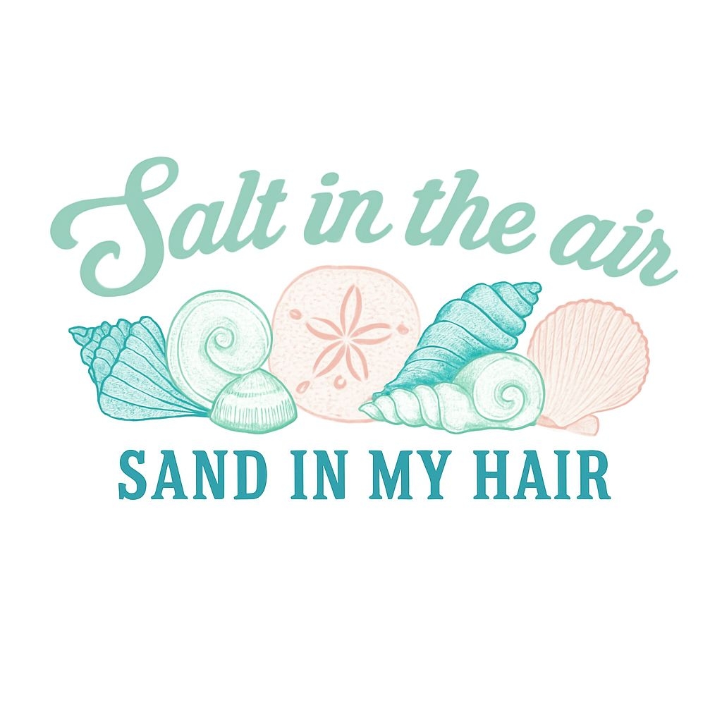 Pastel Seashells and Sand Dollar Art T-Shirt