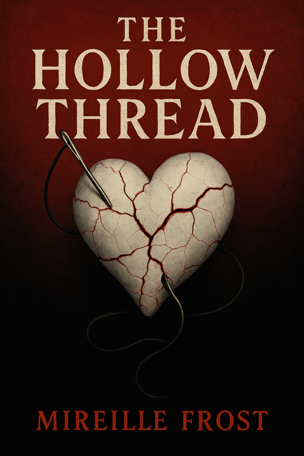 The Hollow Thread Dark Gothic EBook Cover Design by Mireille Frost