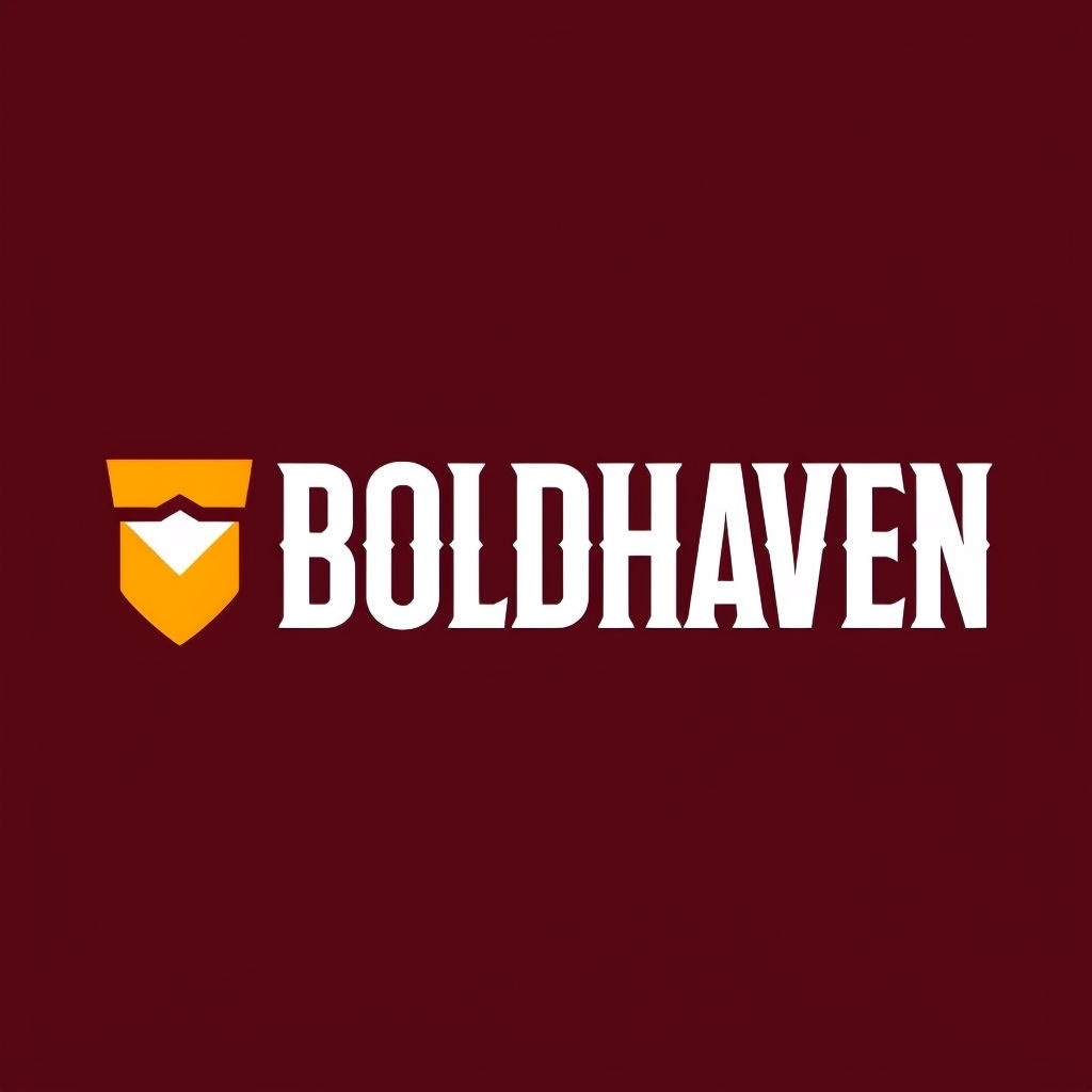 Boldhaven Handcrafted Leather Goods Logo Design