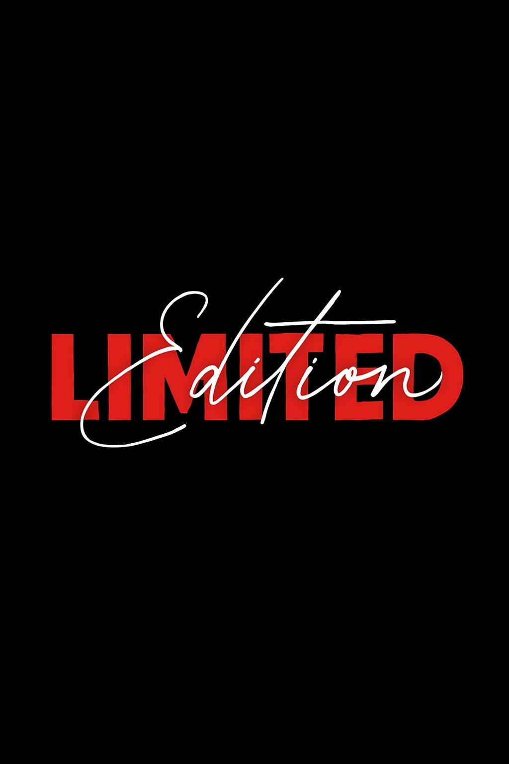 Limited Edition Bold Typography T-Shirt