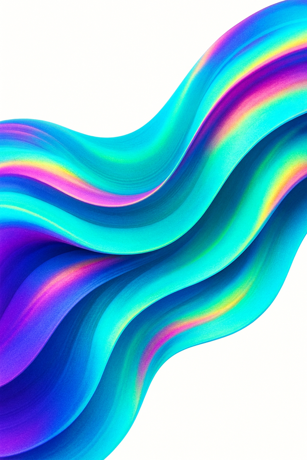 Vibrant Abstract Wave Pattern Artwork Phone Case Cover