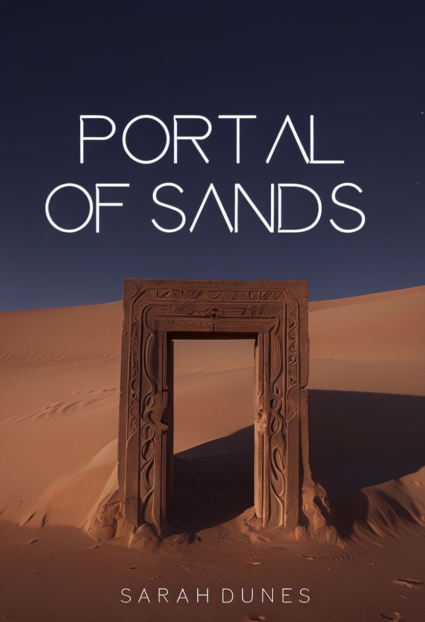Portal of Sands Minimalist Desert Landscape EBook Cover