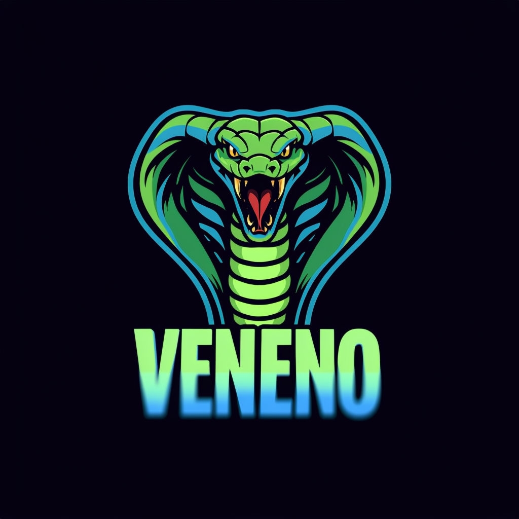 A digital illustration of cobra t-shirt design