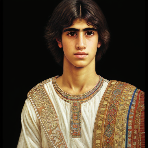 Ancient Mesopotamian male noble by Andrew Barrow - Playground