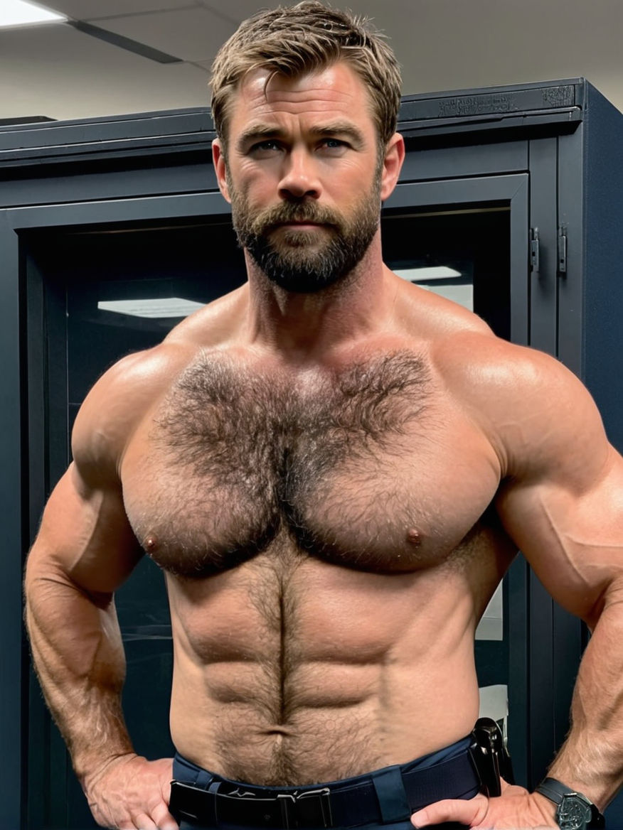 strong build. bristly body hair. spiky chest fur. swollen biceps. extra  mouths covering belly and pecs. . humanoid. manly. man-like. hard spiky  shell. claw-like nipples. horny