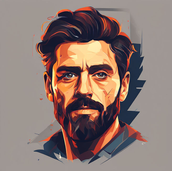 Create a vector portrait of the image by Rahila Bashir - Playground