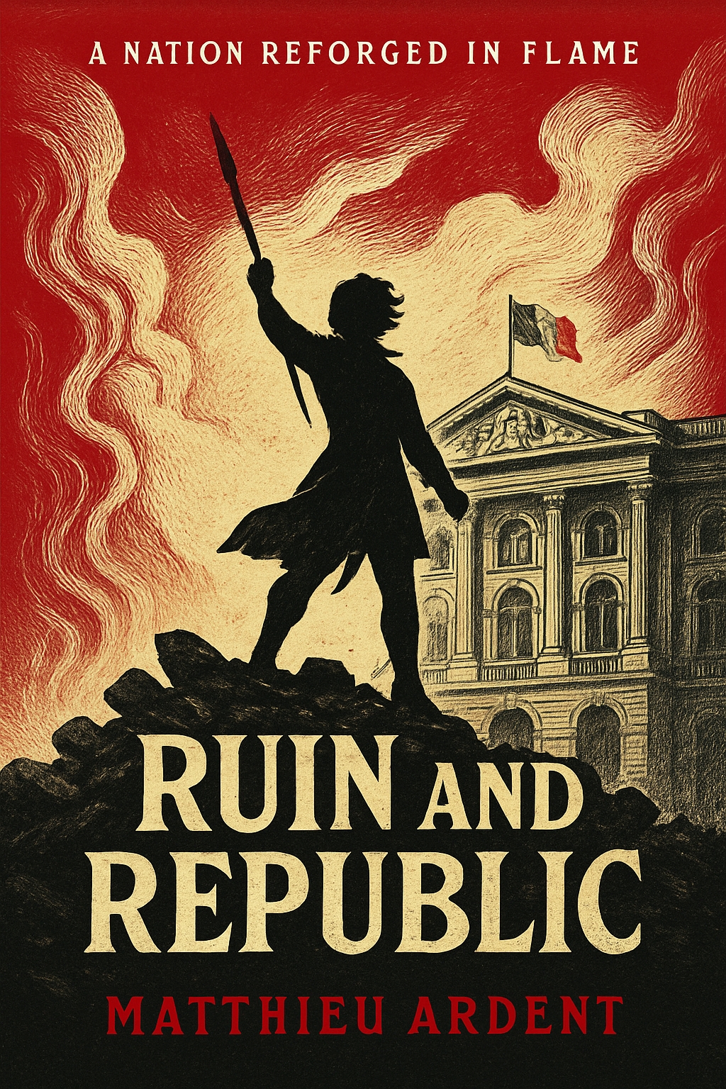 Dramatic Ruin and Republic Revolutionary Soldier EBook Cover