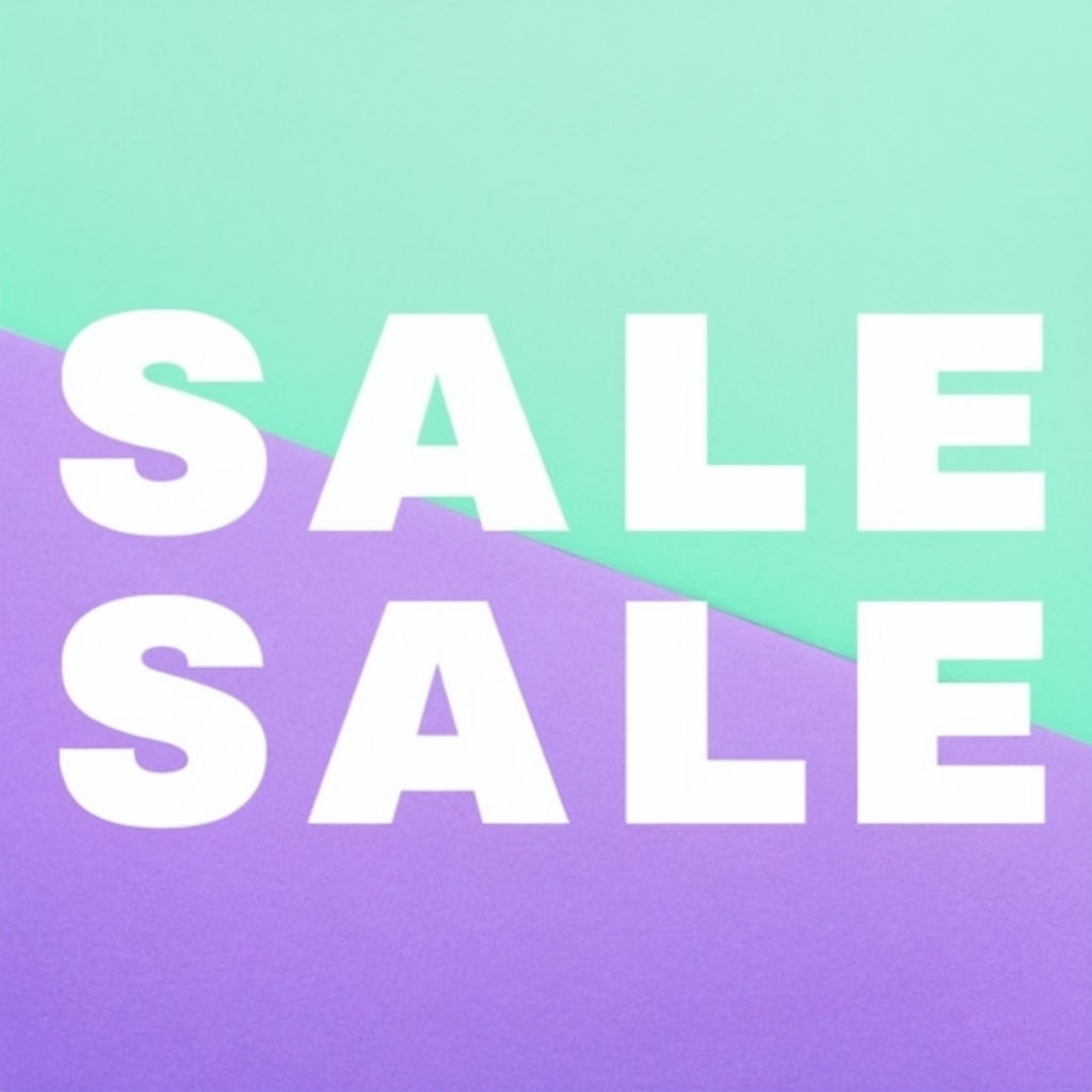 Bold Minimalist SALE Promotional Graphic for Advertising Ads