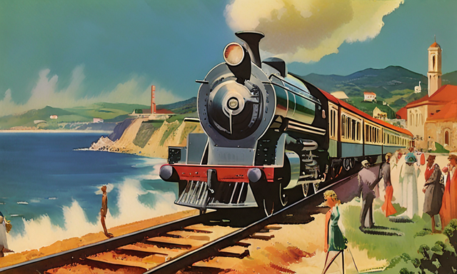 Classic steam train by Alon Zuman - Playground