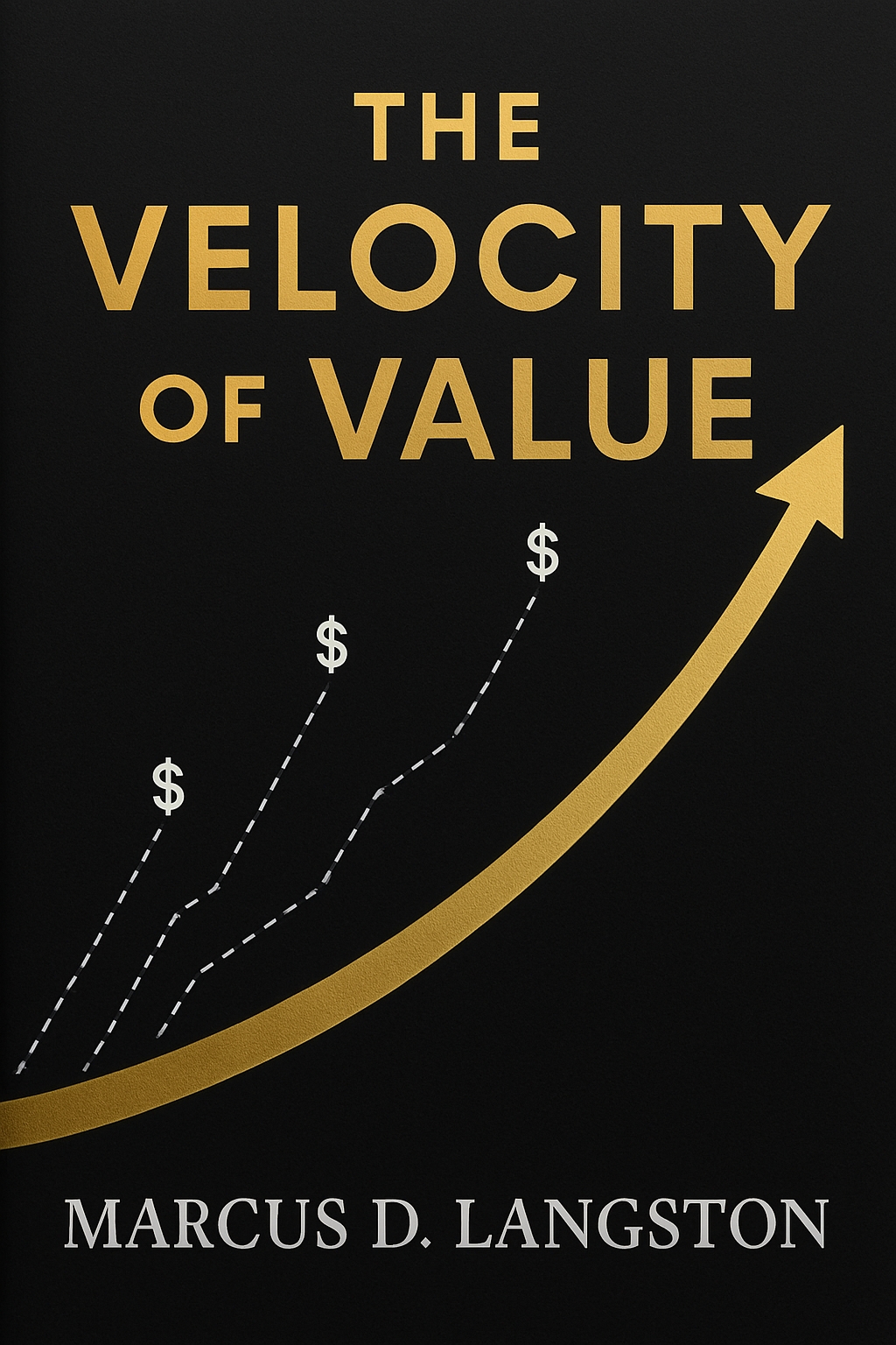 Modern Minimalist EBook Cover Design for The Velocity of Value