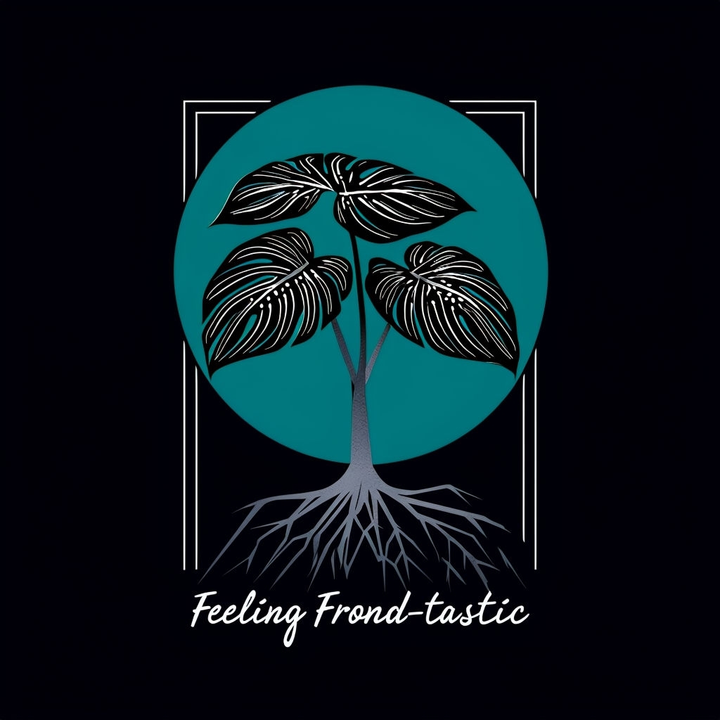 Feeling Frond-tastic Monstera Plant Modern T-Shirt