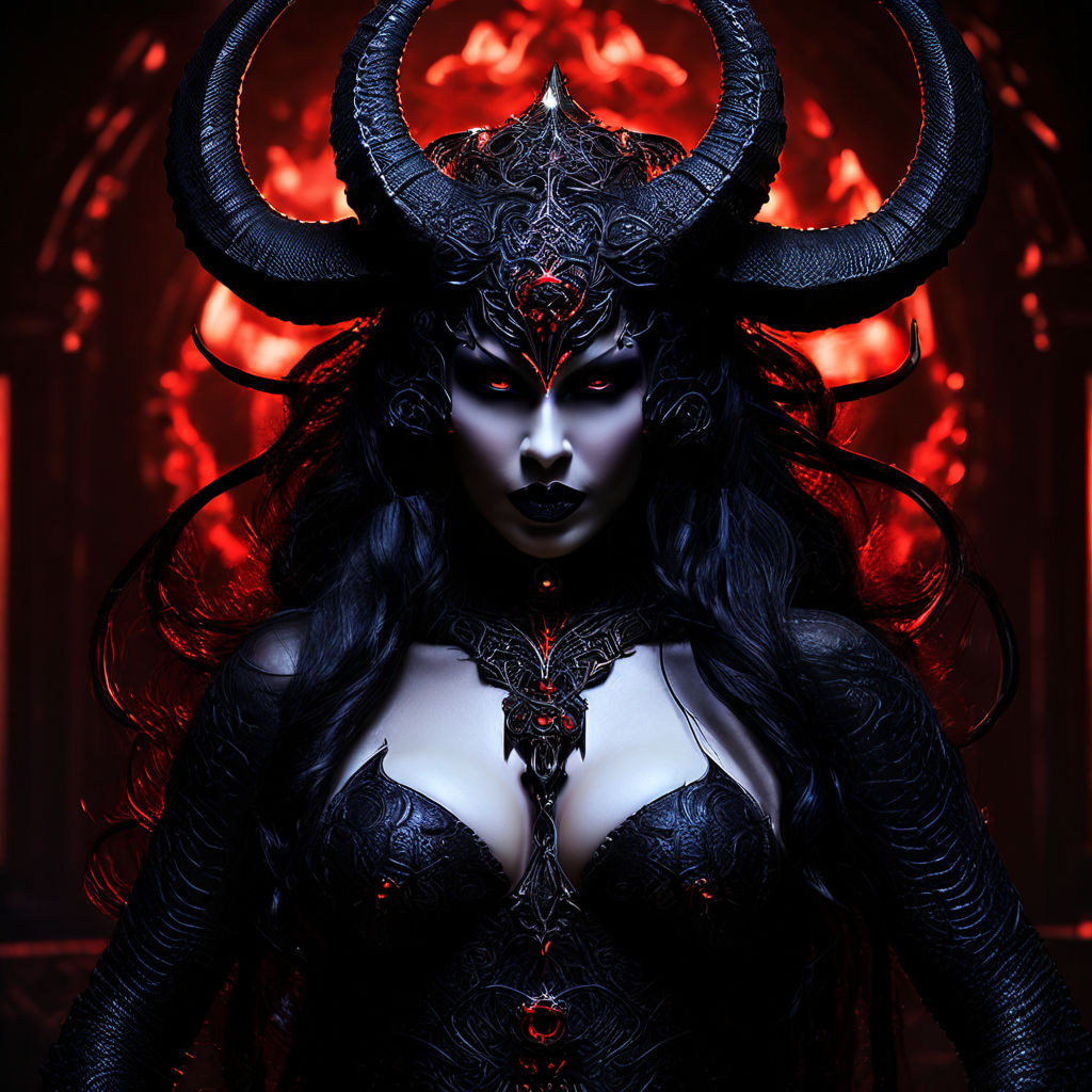 Beautiful Female demon