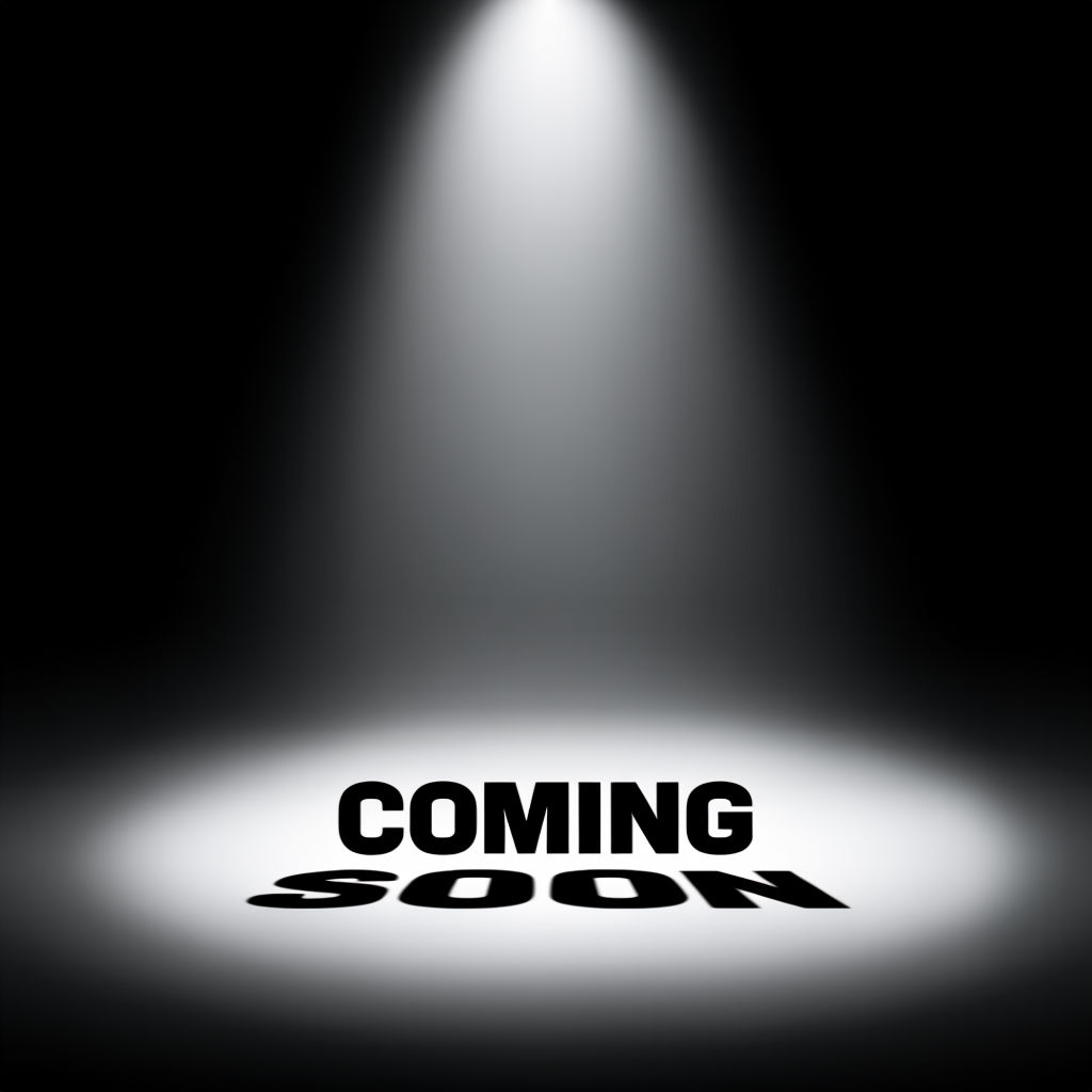 Minimalist Spotlight Coming Soon Announcement for Social Media Post