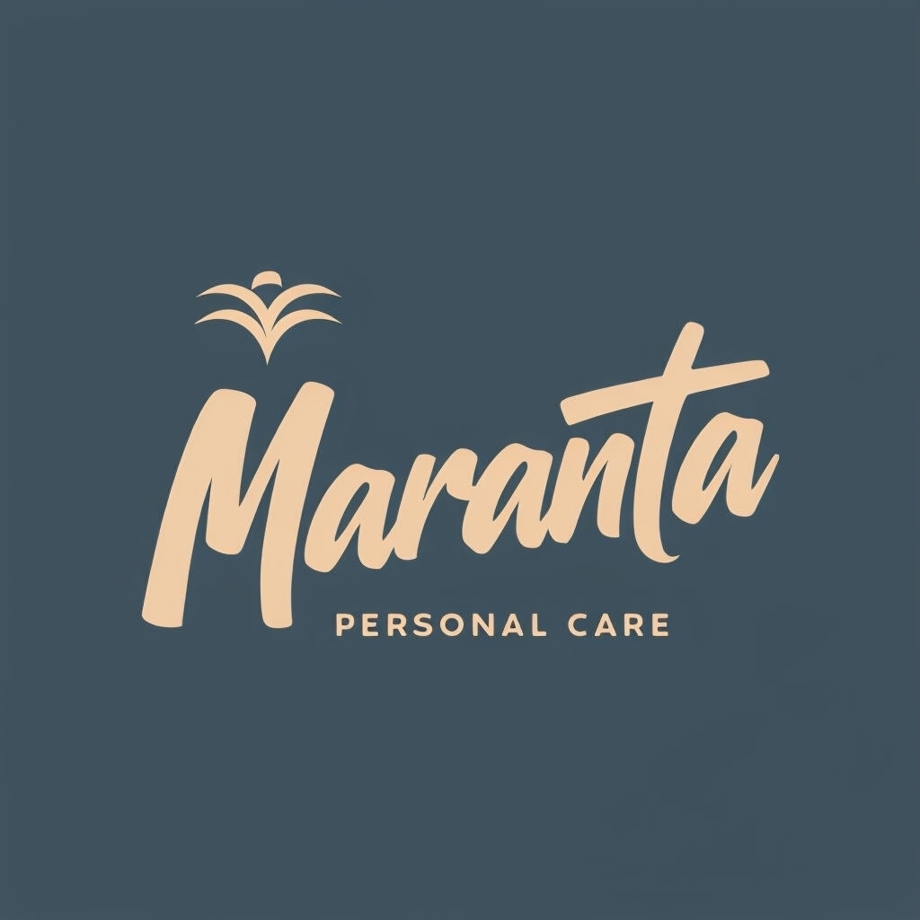 Modern Minimalist Maranta Personal Care Logo Design
