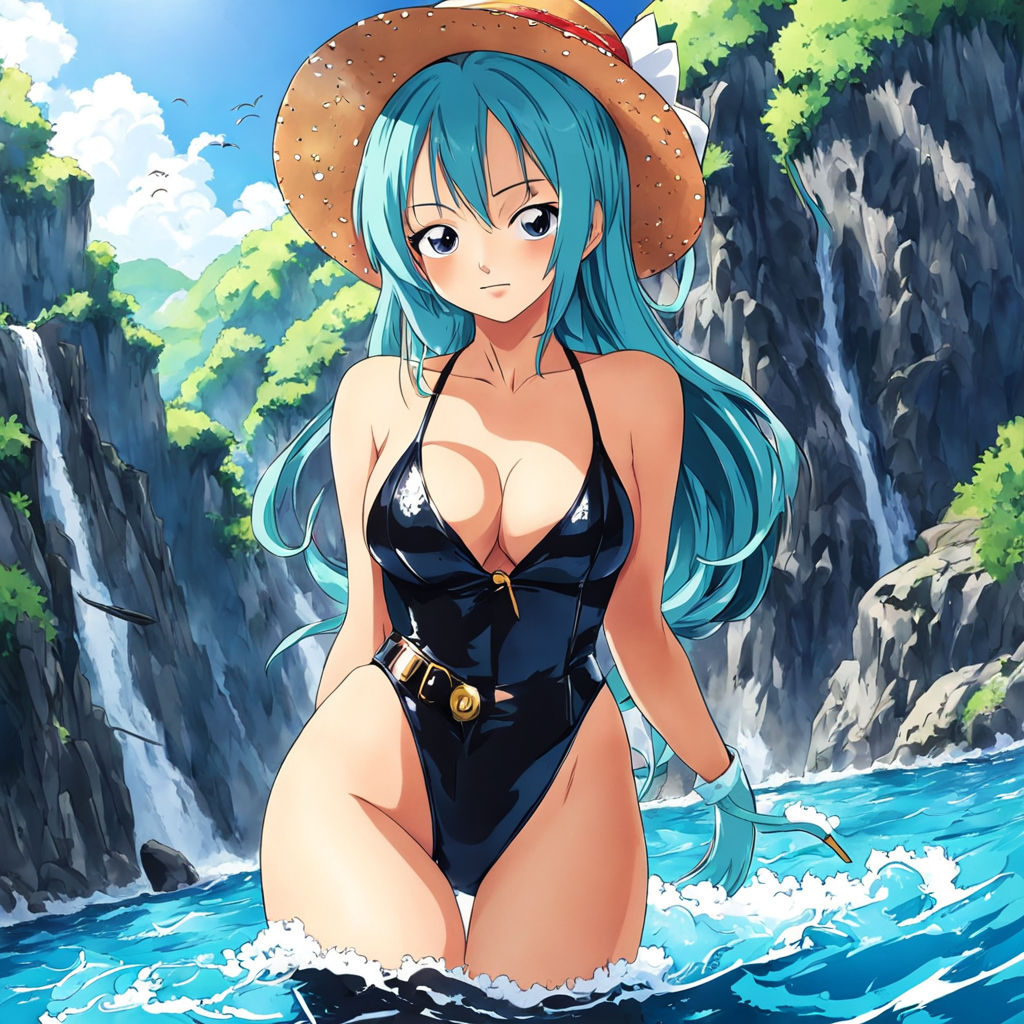 Anime in one piece swimsuit