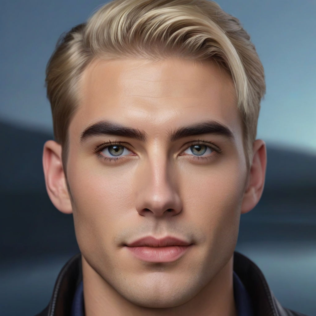 Guy with blonde hair and blue eyes profile picture