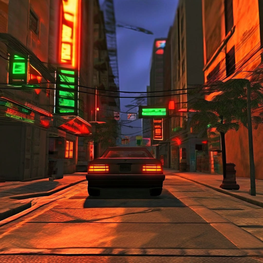 Vintage PS2 game screenshots blur by Raphael Owen - Playground